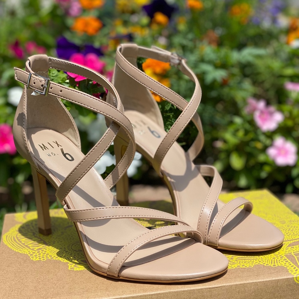Nude Strapy heels